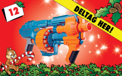 12. december – vind Nerf Elite 2.0 Shockwave RD 15!