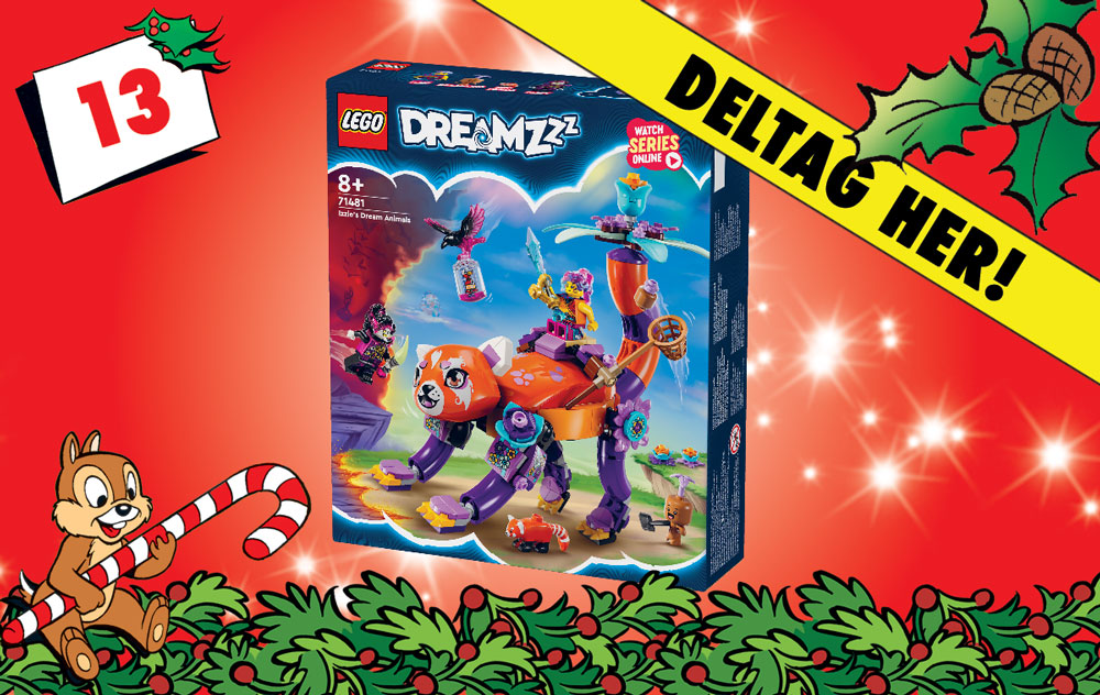 13. december – vind LEGO® DREAMZzz™️ Izzies drømmedyr!