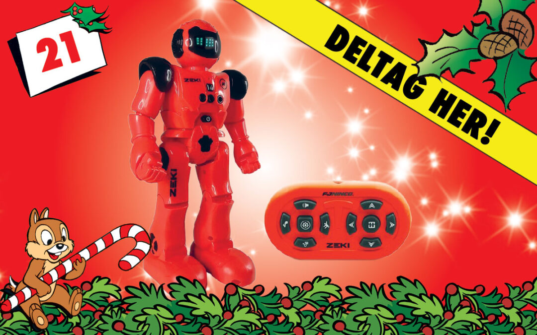 21. december – Rød robot med fjernbetjening!