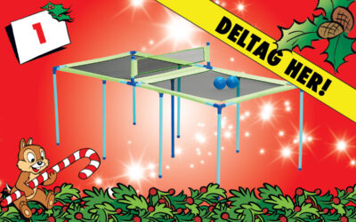 1. december – vind bordtennisspil fra Pinepeak!