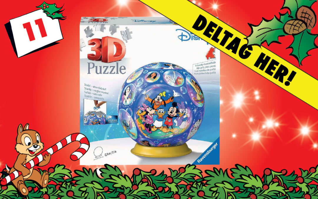 11. december – vind et 3D-puslespil med Disney-figurer!