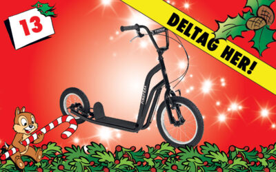 13. december – vind et løbehjul fra Pinepeak!