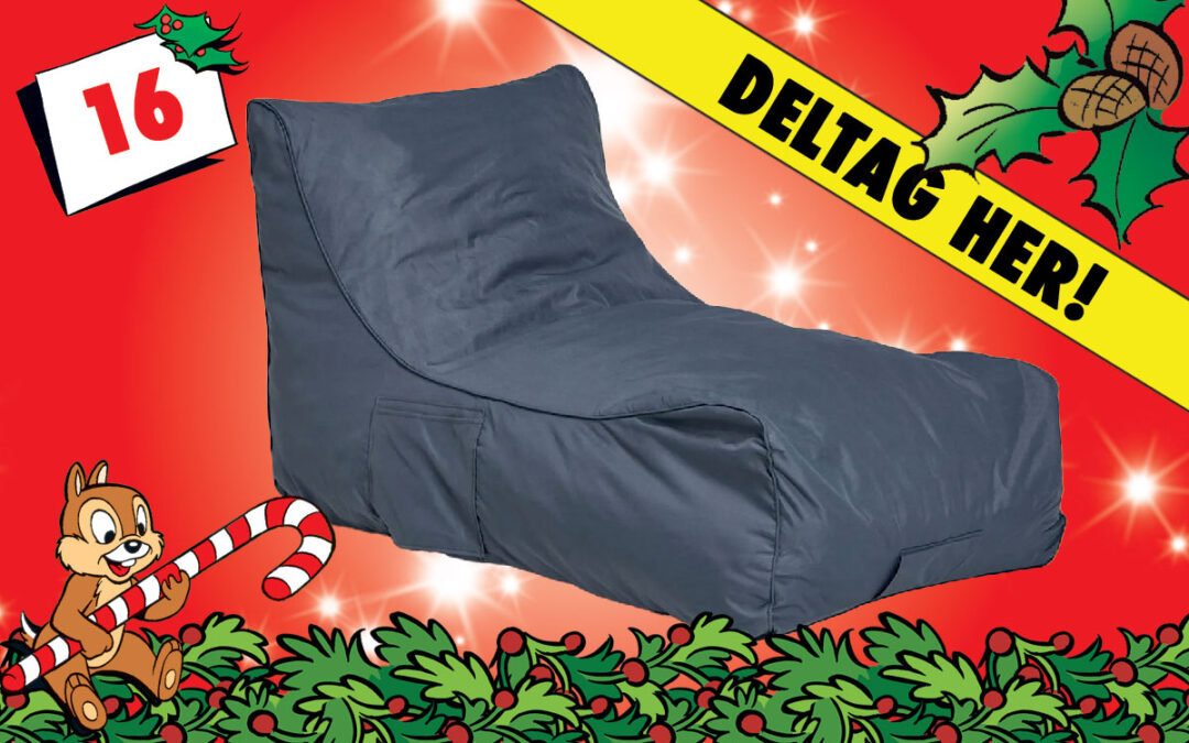 16. december – vind en sort sækkestol!