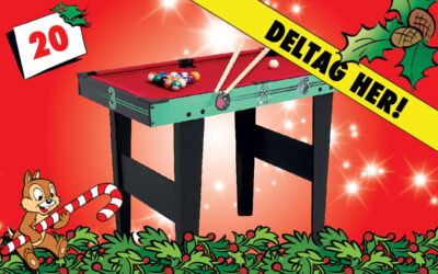 20. december – vind et 3-i-1 spillebord!